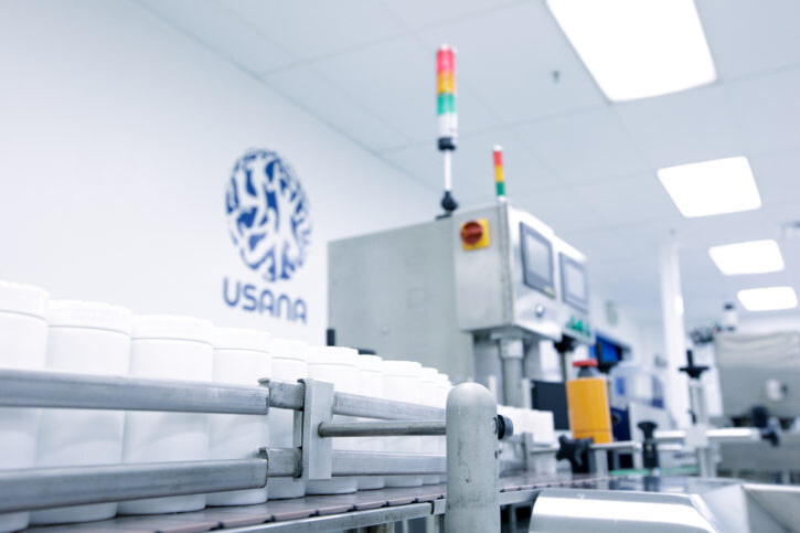 Ligne de fabrication dans les installations d’USANA
